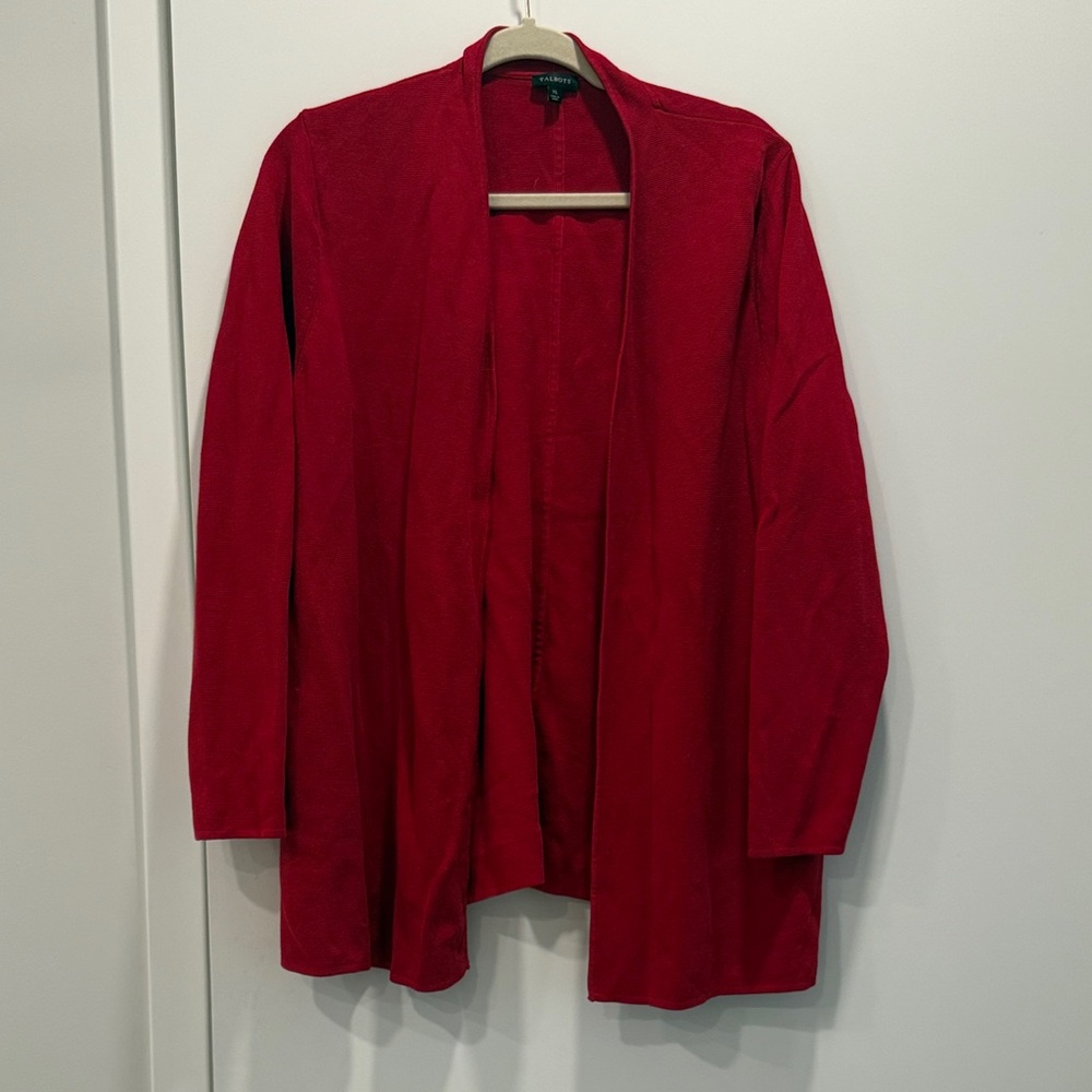 Talbots Vibrant Red Women's Cardigan